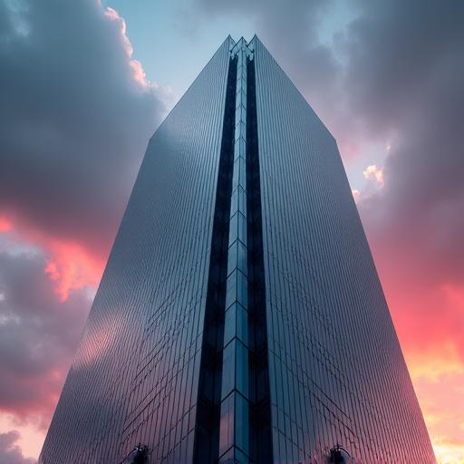 Thumbnail of a modern high-rise building against a dramatic sky.